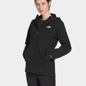 North Face Hyvent Black Hooded Jacket